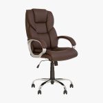 Cherry- Fauteuil de direction similicuir marrron